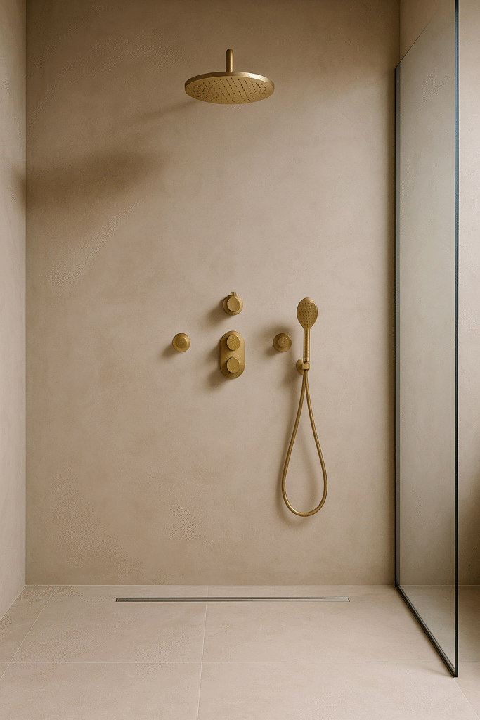 colonne de douche encastrée